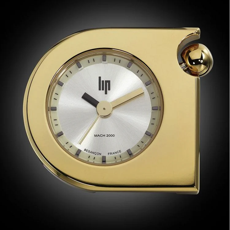 Cadran Montre LIP - Mach 2000 - Mini Moon - Maille Milanaise Dorée