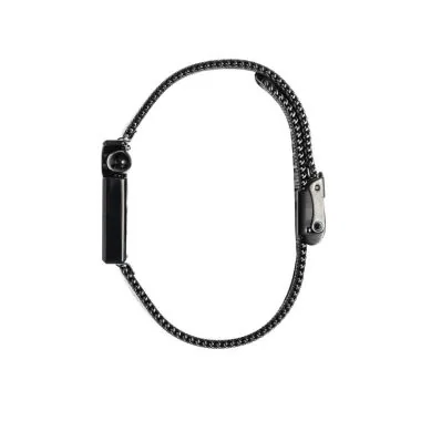 Coté Montre LIP - Mach 2000 - Mini Moon - Maille Milanaise Noire