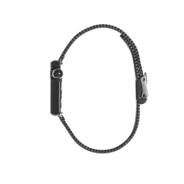 Coté Montre LIP - Mach 2000 - Mini Square - Maille Milanaise Noire