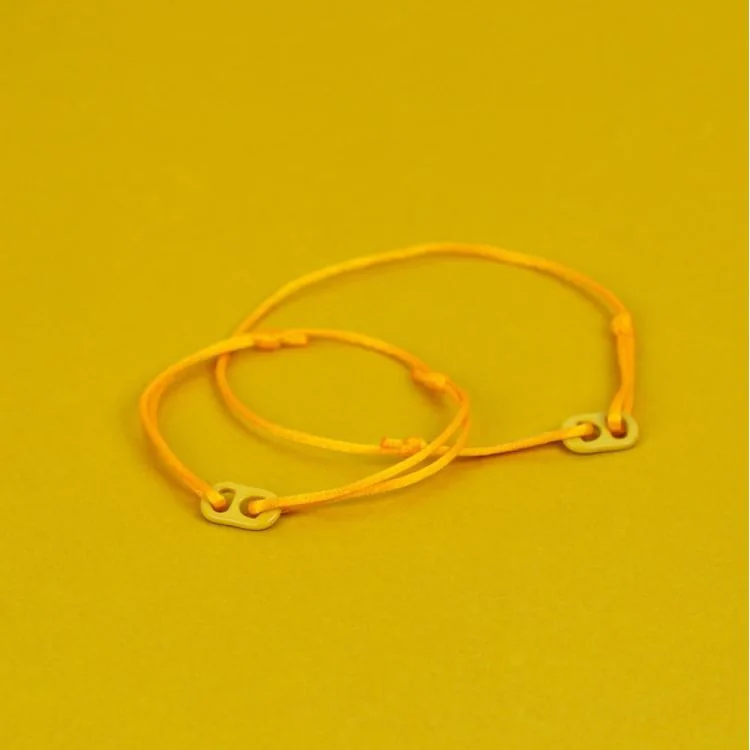 Bracelet Montre Klokers - Klok 01 - Klokers X Togetherband - Bracelet Cuir Jaune