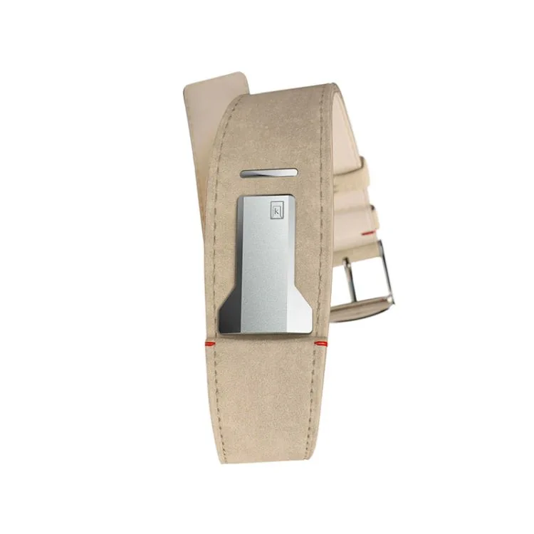Bracelet de Montre Klokers - Bracelet Bombé - Alcantara Beige