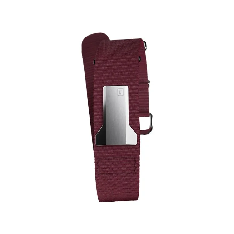 Bracelet de Montre Klokers - Bracelet Nato - Textile Bordeaux