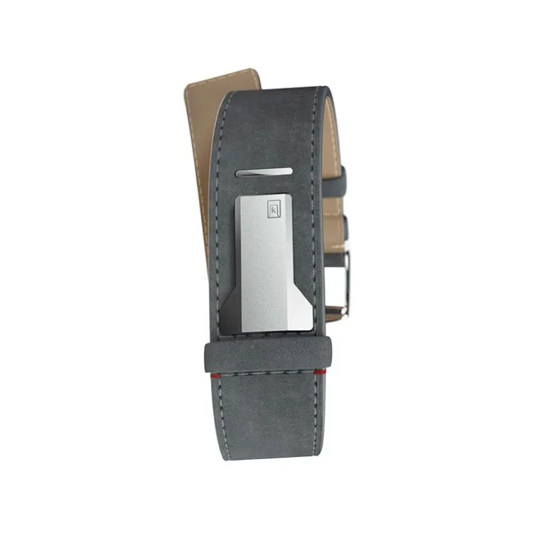 Bracelet de Montre Klokers - Bracelet Droit - Alcantara Gris Souris