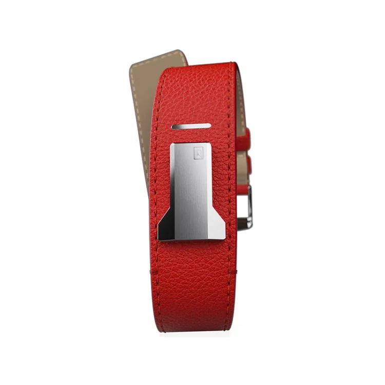 Bracelet de Montre Klokers - Bracelet Droit - Cuir Granolo Rouge