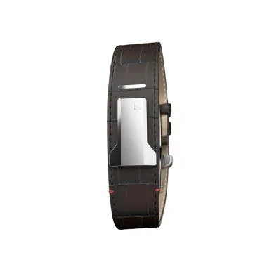 Bracelet de Montre Klokers - Bracelet Droit - Cuir Havane Façon Alligator