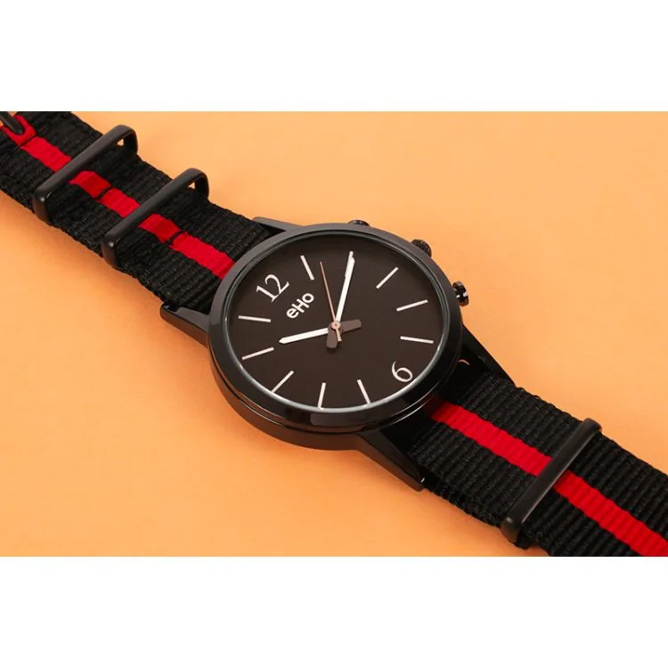 Montre éco responsable eHo à plat