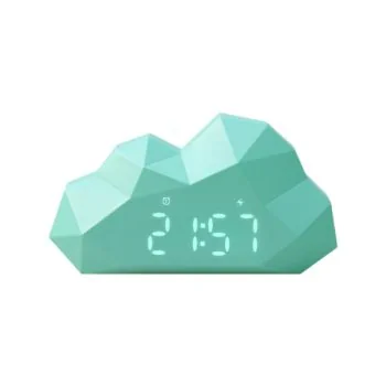 Réveil Digital Enfant - Mobility On Board - Mini Cloudy - Turquoise