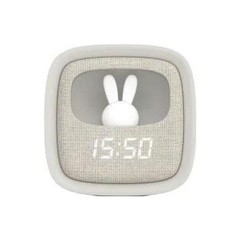 Réveil Veilleuse Enfant - Mobility on Board - Billy Clock - Gris