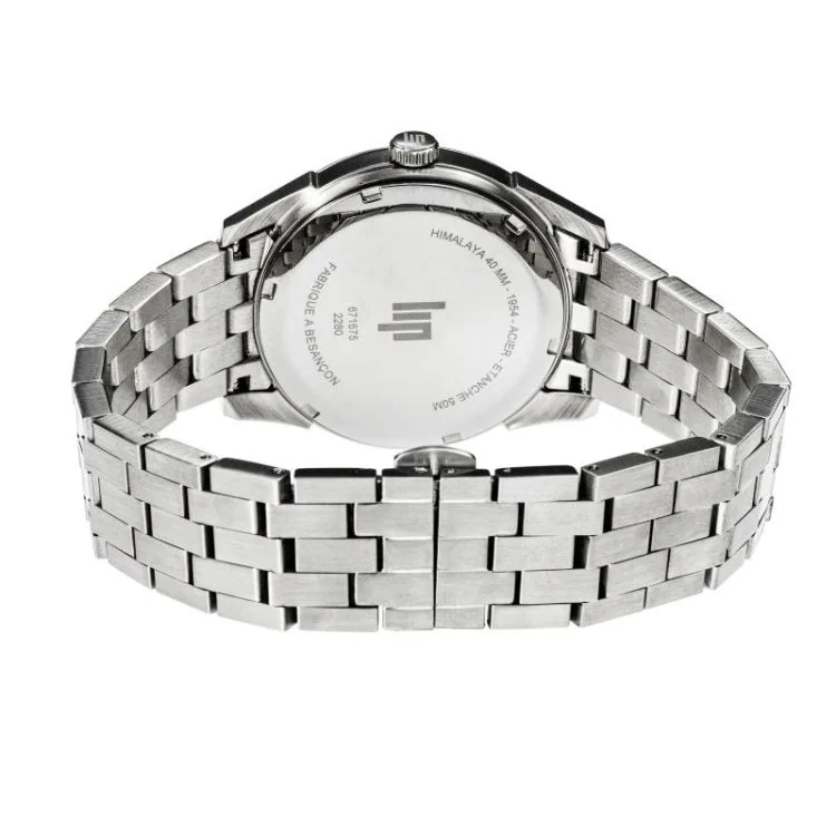 Dos Montre LIP - Himalaya 40mm - Bi-Compax - Jours et Date - Cadran Bleu
