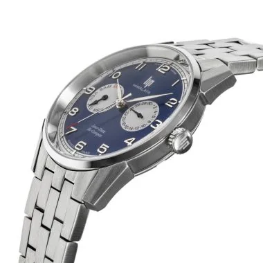 Profl Montre LIP - Himalaya 40mm - Bi-Compax - Jours et Date - Cadran Bleu