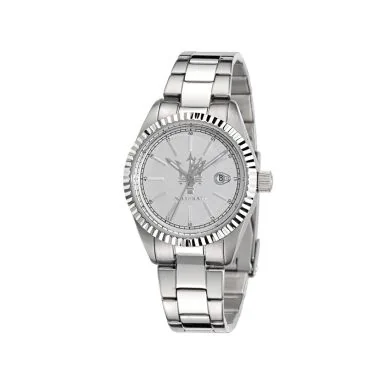 Face Montre Dateur Maserati Competizione Lady Acier Argenté - R8853100503