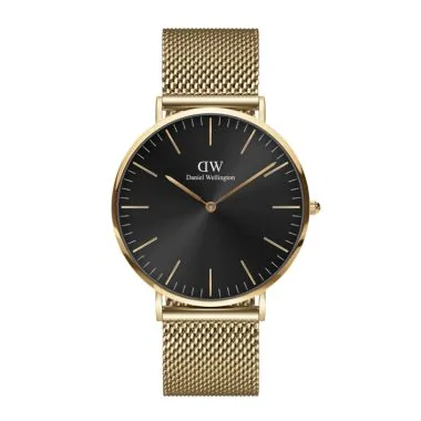 Daniel Wellington - Montre Daniel Wellington - Classic Mesh Onyx Gold - 40mm