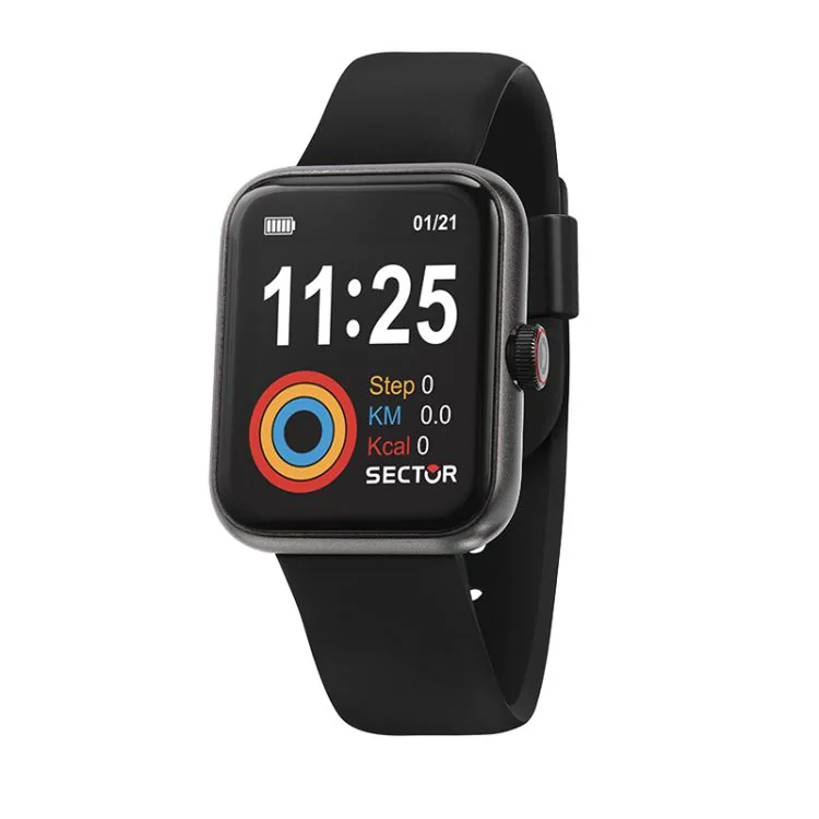 Montre Connectée Sector S03 - Silicone Noire