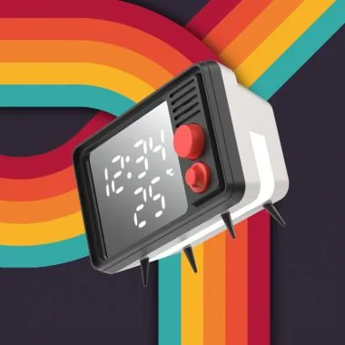 Mood Réveil MOB - TVC-80 - Gris