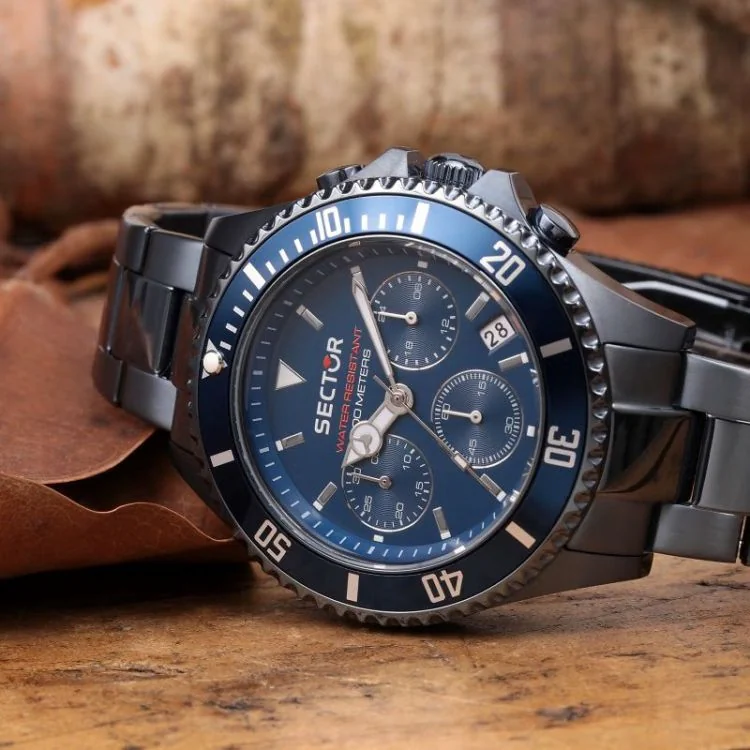 Mood Montre Sector 230 - Chronographe - Bleu