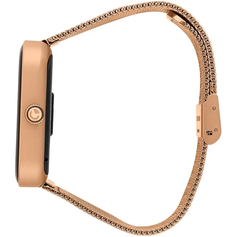 Montre Connect e Sector S03 Maille Milanaise Rose