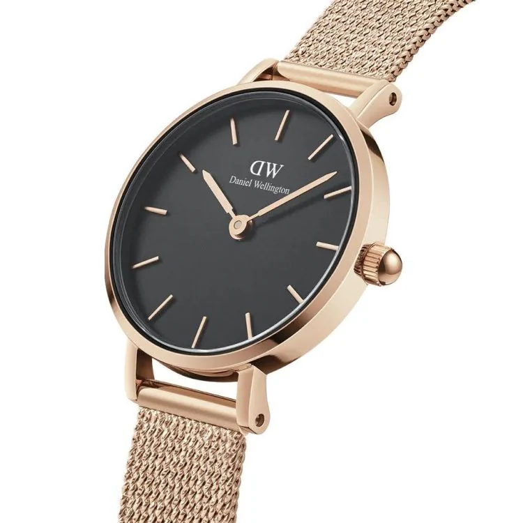 Cadran Montre Daniel Wellington - Petite Pressed Melrose Black - 24mm