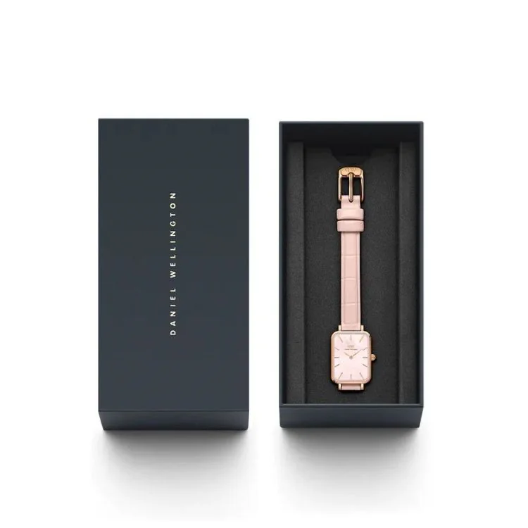 Coffret Montre Daniel Wellington - Quadro Pressed Rouge - 20x26mm