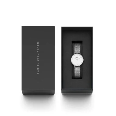 Coffret Montre Daniel Wellington - Petite Lumine Pressed Sterling - 28mm