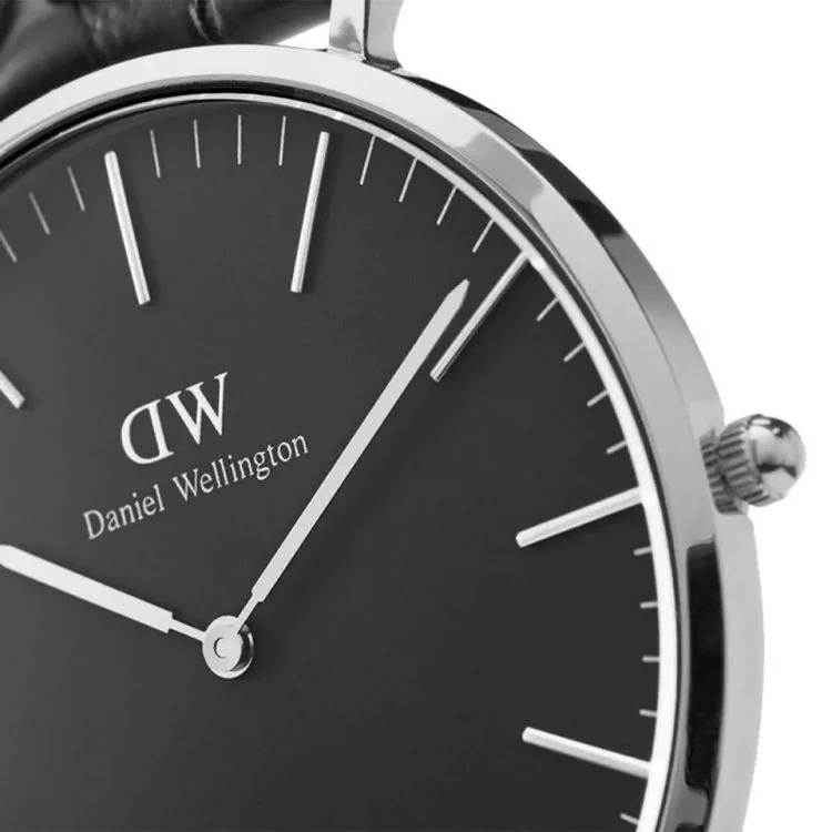 Cadran 2 Montre Daniel Wellington - Classic Cornwall Silver - 40mm