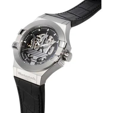 Cadran Montre Automatique Maserati - Squelette - Cadran Argenté - R8821108038