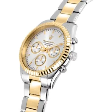Profil Montre Chronographe Maserati - Competizione - Multifonction Cadran Argenté - R8853100021