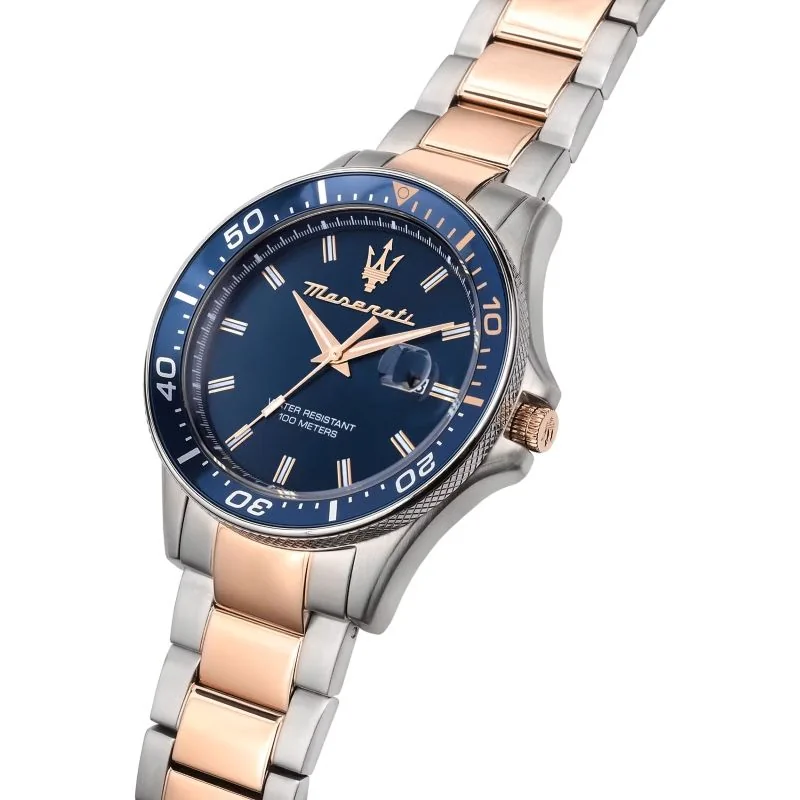 Montre Dateur Maserati Sfida Cadran Bleu R8853140003