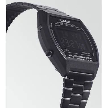 Cadran Montre Casio - Collection Vintage Edgy - Noire - B640WB-1BEF