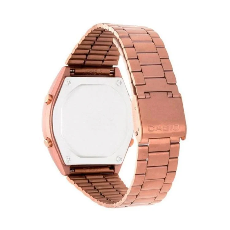 Dos Montre Casio - Collection Vintage Edgy - Chronographe Rose - B640WC-5AEF