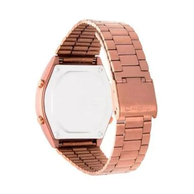 Dos Montre Casio - Collection Vintage Edgy - Chronographe Rose - B640WC-5AEF
