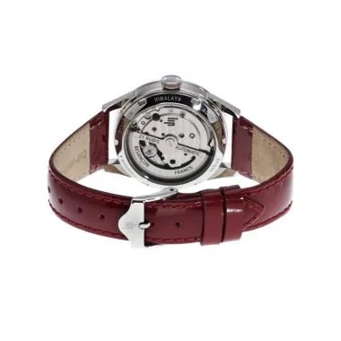 Dos Montre LIP - Himalaya 33mm - Automatique Coeur Battant - Cuir Rouge