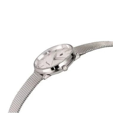 Profil Montre LIP - Dauphine 29mm - Maille Milanaise Argenté