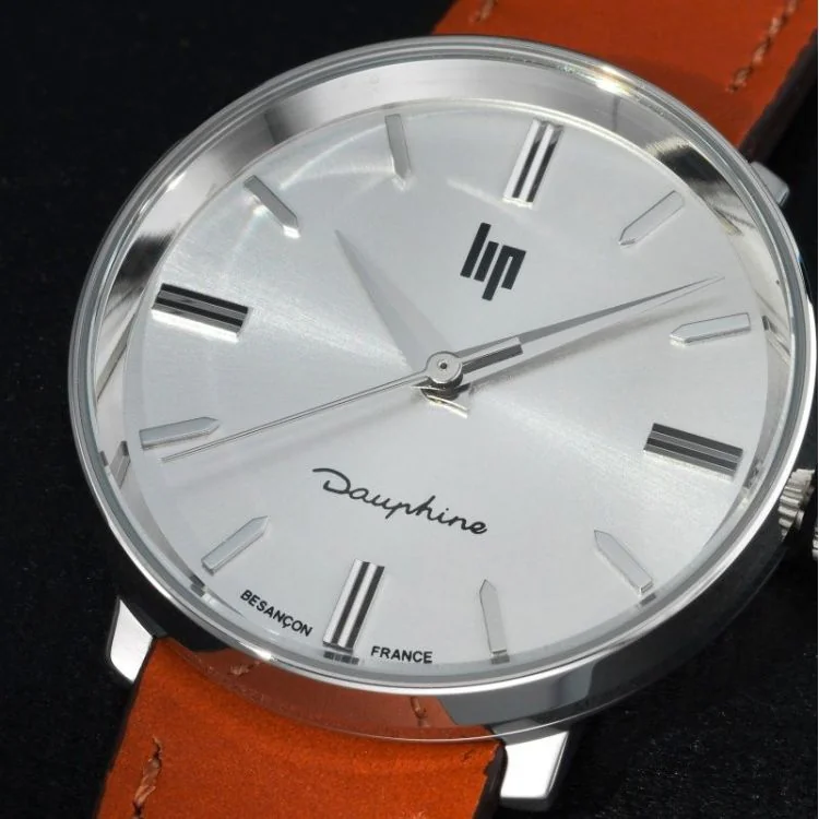 Cadran Montre LIP - Dauphine 29mm - Cuir Marron