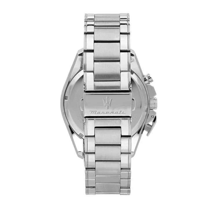 Maserati - Montre Maserati - Traguardo Chronographe - Acier Argenté Cadran Noir - R8873612042