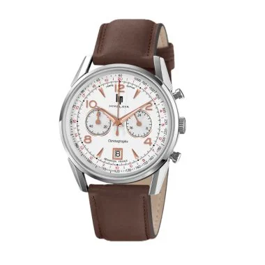 Face Montre LIP - Himalaya 40 mm - Chronographe - Cadran Blanc