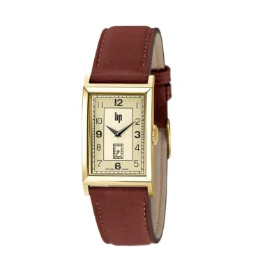 Montre LIP - T24 Churchill - Cuir Marron Foncé