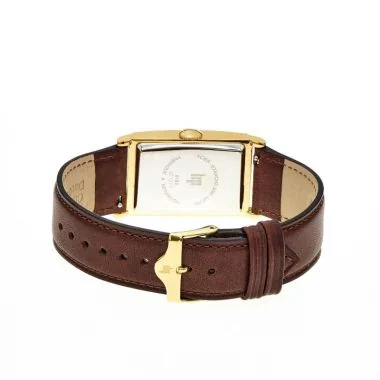 Dos Montre LIP - T24 Churchill - Cuir Marron Foncé