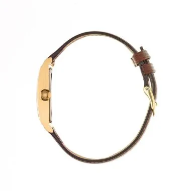 Coté Montre LIP - T24 Churchill - Cuir Marron Foncé