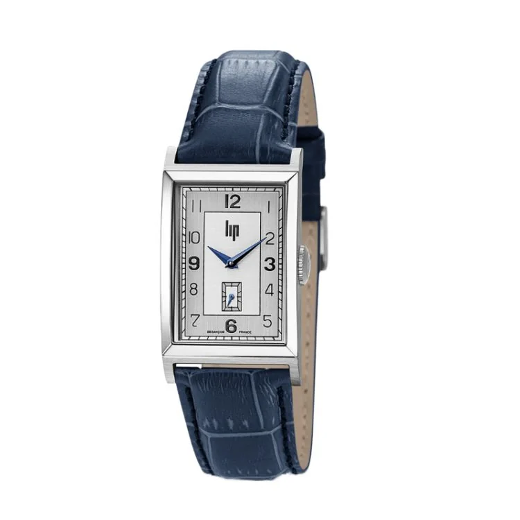 Face Montre LIP - T24 Churchill - Cuir Bleu
