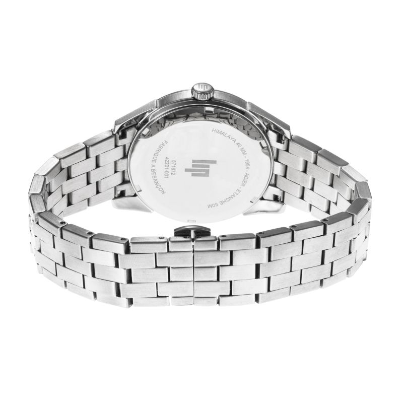 Montre LIP Himalaya 40 mm Jours et Date Cadran Blanc