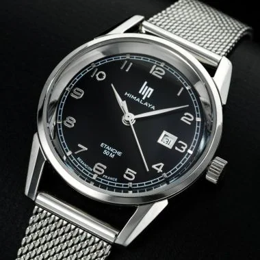 Cadran Montre LIP - Himalaya 29mm - Maille Milanaise Argentée