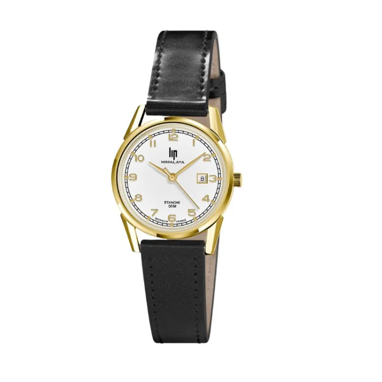 Montre LIP - Himalaya 29mm - Cuir Noir