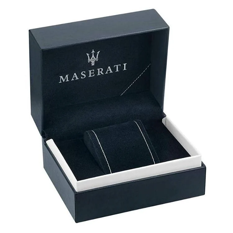 Maserati - Montre Maserati - Traguardo -  Chronographe - Cuir Marron Cadran Bleu - R8871612008