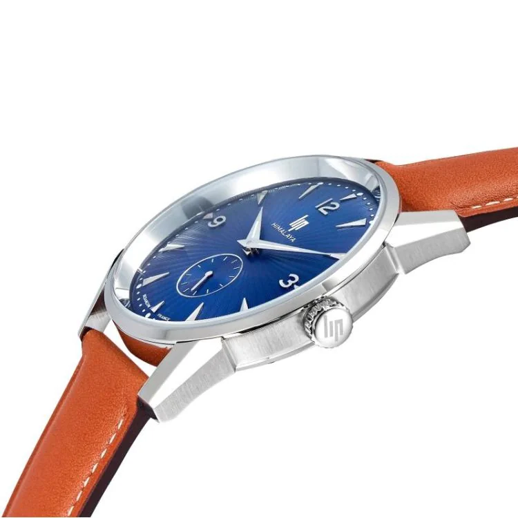 Profil Montre LIP - Himalaya 40 mm - Seconde Excentrée - Cadran Bleu