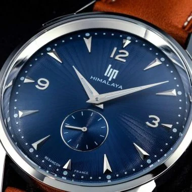 Cadran Montre LIP - Himalaya 40 mm - Seconde Excentrée - Cadran Bleu