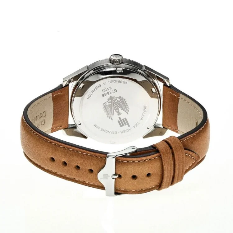 Dos Montre LIP - Himalaya 40 mm - Seconde Excentrée - Cuir Marron