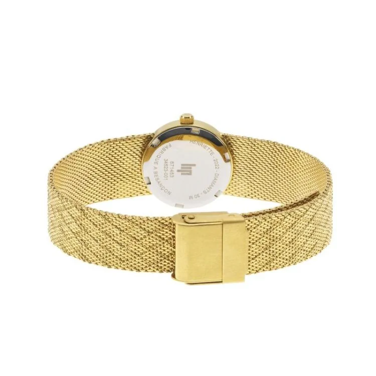 Dos Montre LIP - Henriette 22mm - Diamant - Doré