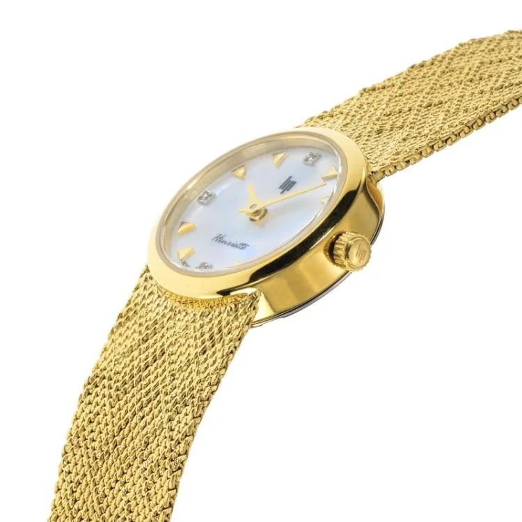 LIP - Montre LIP - Henriette 22mm - Diamant - Doré