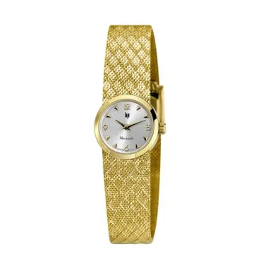 Montre LIP - Henriette 22mm - Doré - Cadran Argenté