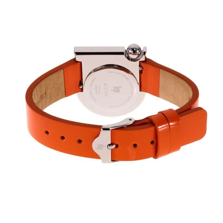 Dos Montre LIP - Mach 2000 - Mini Moon - Cuir Orange Pailleté